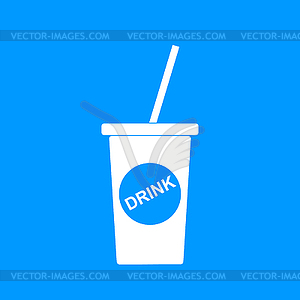 Soft drink icon - vector clipart