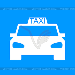 Такси Иконка - векторный клипарт