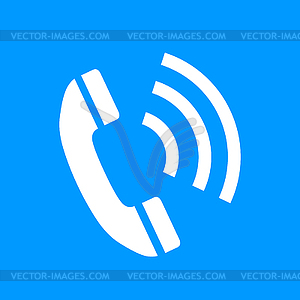 Квартира значок телефона - изображение в векторе / векторный клипарт