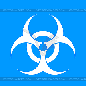 Bio hazard icon - web - vector clip art