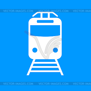 Train icon - vector image