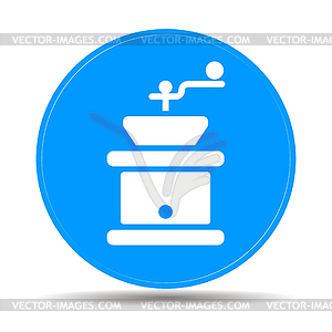 Coffee grinder icon - vector clip art