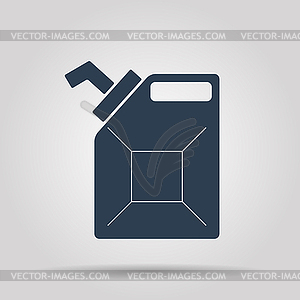 Jerrycan oil icon - vector EPS clipart