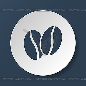 Coffee bean - vector image