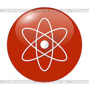 Abstract physics science model icon,  - vector clipart