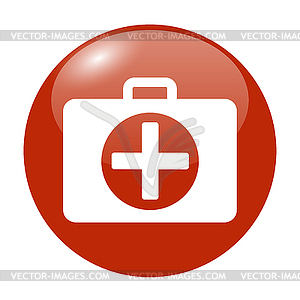ambulanse значок - векторное изображение