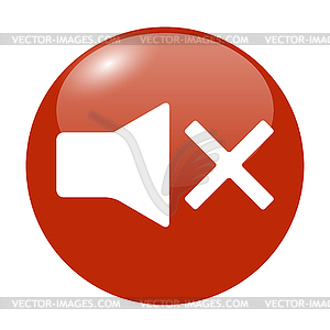 No sound - vector clip art