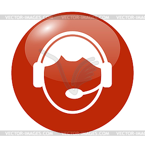 Support icon - vector image