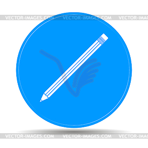 Pencil icon - vector image
