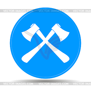 Ax icon. Axe symbol - vector image