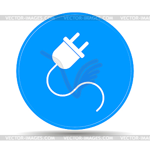 Plugs icon - royalty-free vector clipart