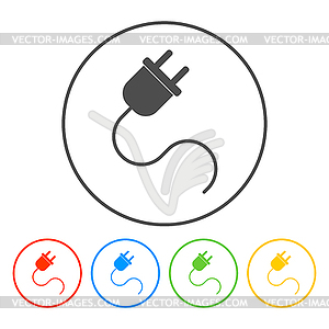 Plugs icon - vector clipart