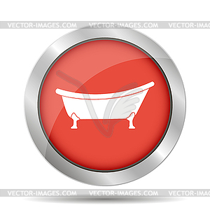 Bathtub Icon - vector clipart