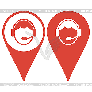 Support icon - vector clipart