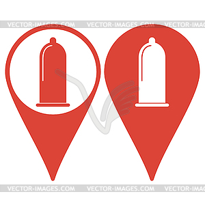 Condoms icon - vector clipart