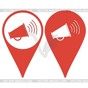 Megaphone icon - vector clipart
