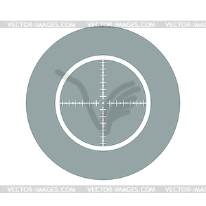 Sight device icon - vector image