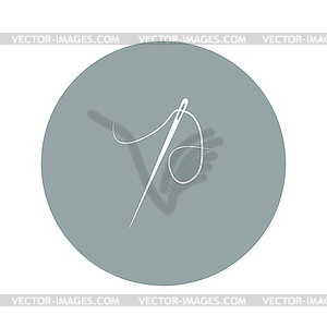 Needle icon - vector clipart / vector image