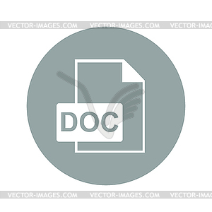 Файл значок документа - цветной векторный клипарт