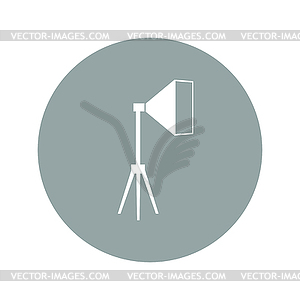 Studio light icon - vector image