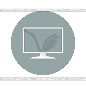 Monitor icon - vector clipart