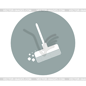 Broom icon - vector clip art