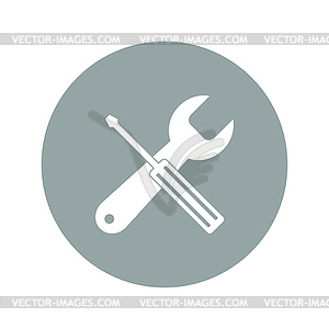 Repair . Service simbol. Tools singn - vector image