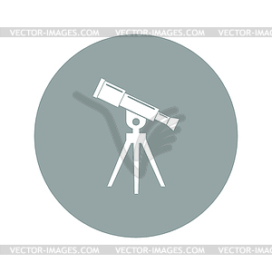 Telescope icon - vector image