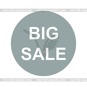 Big sale bag sign icon. Special offer symbol - vector clip art