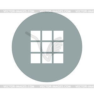 Кубики знак значок. Символ Казино игры - векторизованное изображение