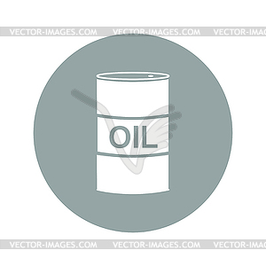 Icon barrels of oil - vector image