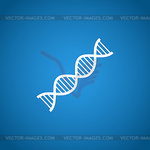 DNA icon - royalty-free vector image