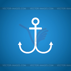 Якорь символ - изображение в векторе