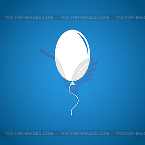Balloon sign icon - vector image