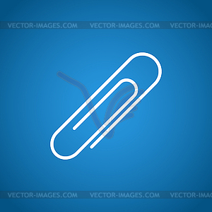 Скрепка Иконка - изображение в векторе / векторный клипарт
