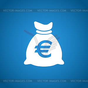 Money bag icon - vector clipart