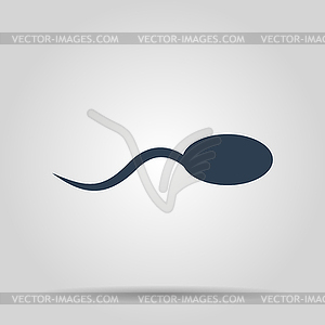 Значок спермы - изображение в векторном формате