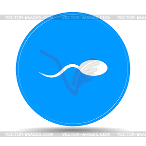Sperm icon - vector clipart