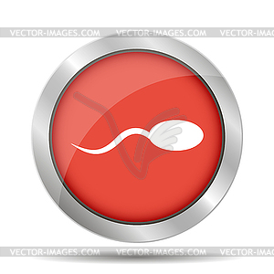 Sperm icon - vector clipart