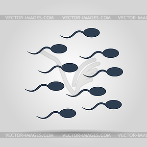 Sperm icon - vector clipart