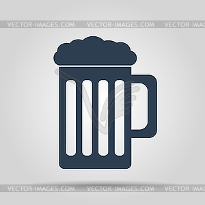 Beer mug icon - vector clipart