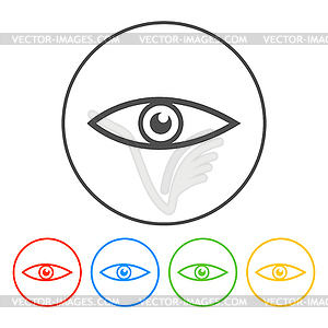 Eye icon - vector clipart