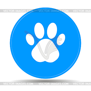 Paw Print - vector image