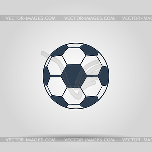 Soccer ball icon - vector clipart