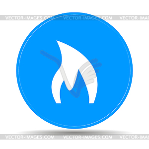 Fire icon - vector image