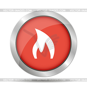 Fire icon - vector clipart