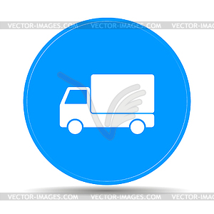 Truck icon - vector image