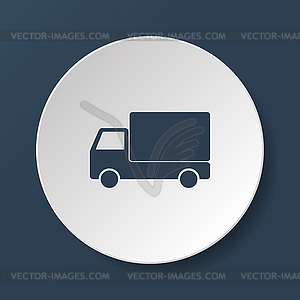 Truck icon - vector clip art