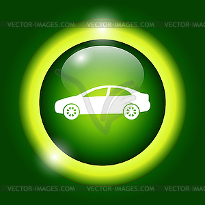 Значок автомобиля icon.car. Квартира стиль дизайна - векторная иллюстрация