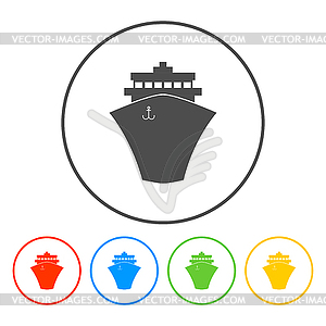 Ship icon - vector clipart